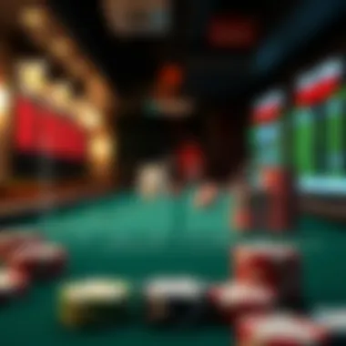 Graph demonstrating payout ratios in betting