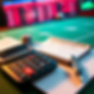 Calculator and notepad for sports betting calculations