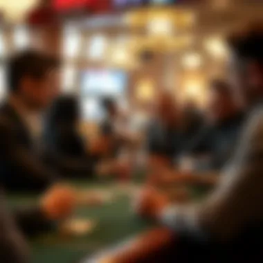 Diverse group discussing sports betting laws