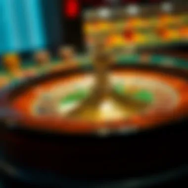 Strategic betting placements on roulette table