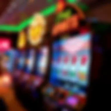 A captivating view of an iconic Vegas slot machine known for its jackpots