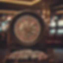 Promotional code display at a casino